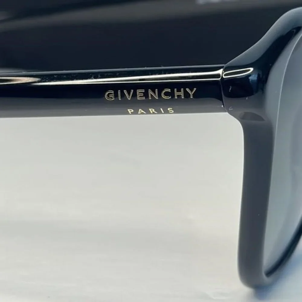 New Authentic GIVENCHY Black /Grey /Gold Acetate Frame Sunglasses -GV7198S
